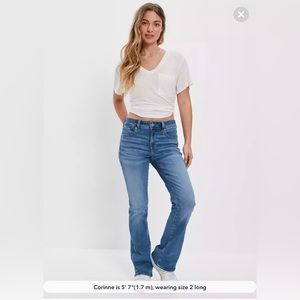 American Eagle Ne(x)t Level Low-Rise Kick Bootcut Jean Size 12